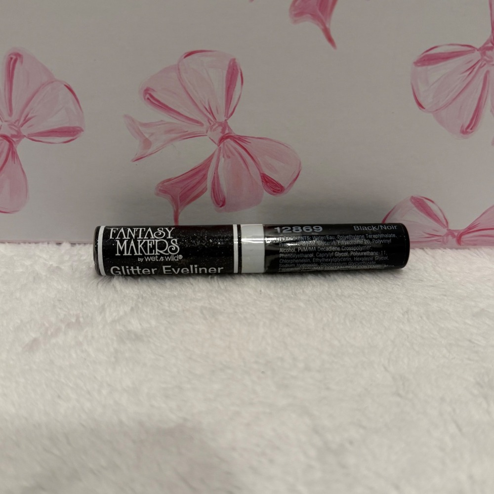 Wet n Wild Fantasy Makers Glitter Eyeliner Black Noir 12869 Waterproof